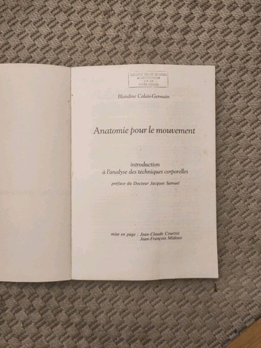 Anatomie pour mouvement - pour,