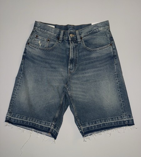 Zara men blue denim shorts - shorts,