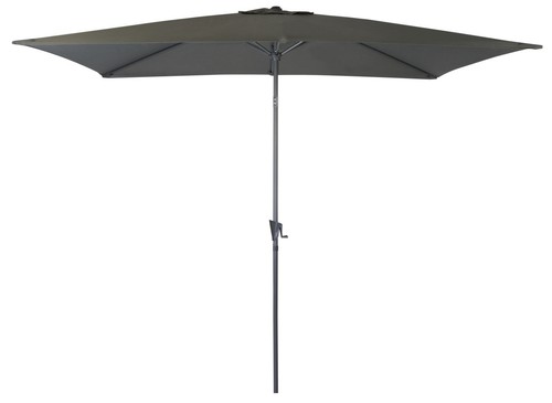 Parasol rectangulaire 3x2 gris - parasol,