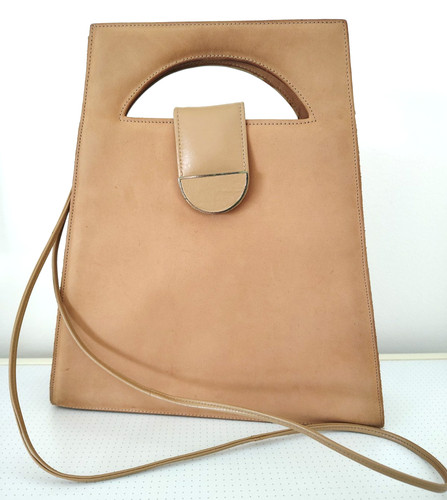Sac main vintage cuir - main,