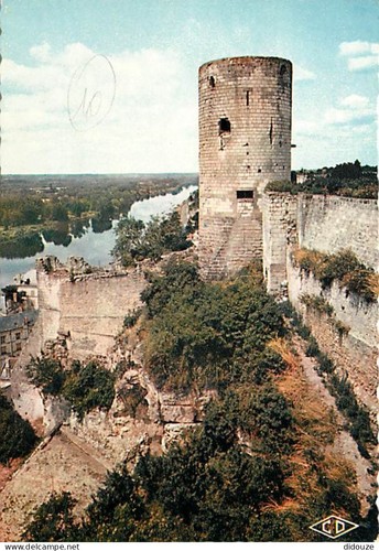 Carte postale chinon - -, 37