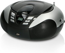 Lenco SCD-37 Numérique Noir, Argent