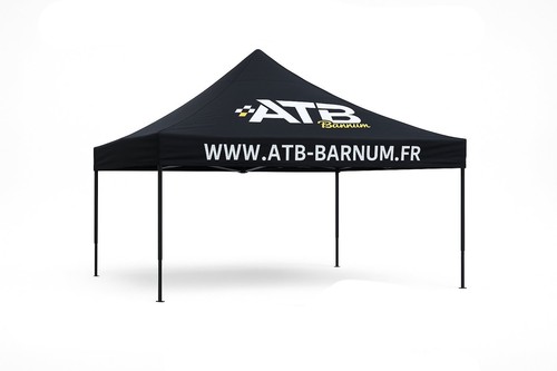 Barnum pliant 3x3m noire gamme - barnum,