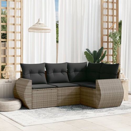 Salon jardin avec coussins - salon,