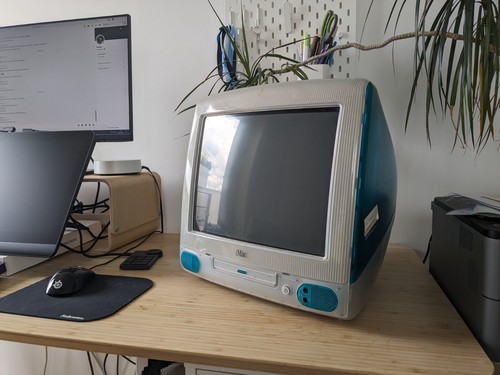 Apple imac 333 mhz - apple, blue