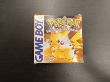Pokémon Version Jaune Nintendo Game Boy Complet PAL GameBoy GB