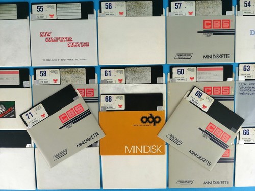 Lot disque disquette - 50,