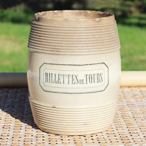 Ancien gros pot rillettes - gros,