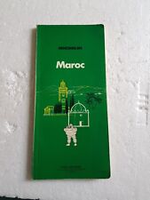 GUIDE VERT MICHELIN ANCIEN MAROC , TOURISME TOURISTIQUE 1976 2e Edition