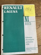 Manuel reparation ATELIER RENAULT LAGUNA NT 8115 ELECTRIQUES SCHEMAS 1996