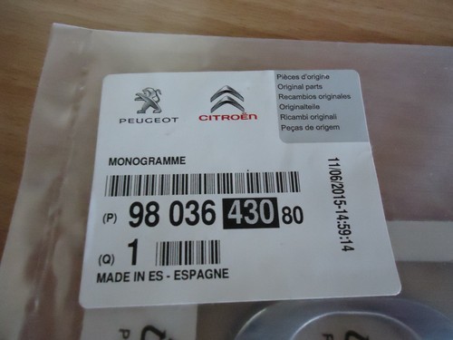 Monogramme hayon citroen - monogramme,