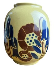 VASE EN FAÏENCE DE LUNEVILLE ART DECO