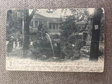 CPA PARIS AU JARDIN DES PLANTES FONTAINE DE LA NYMPHE AU DAUPHIN