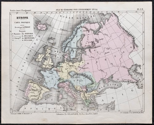 1866 carte politique de - 1866,