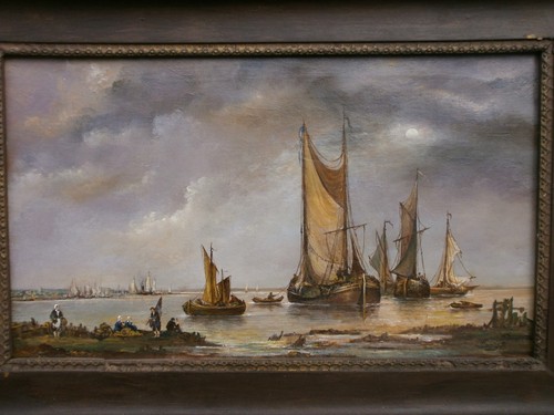 Huile sur toile - huile,
