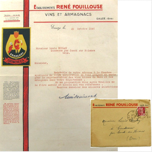 Lettre eauze gers armagnac - gers, du