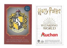Carte - Auchan - Harry Potter - Wizarding World - N°18 - Blason de Poufsouffle