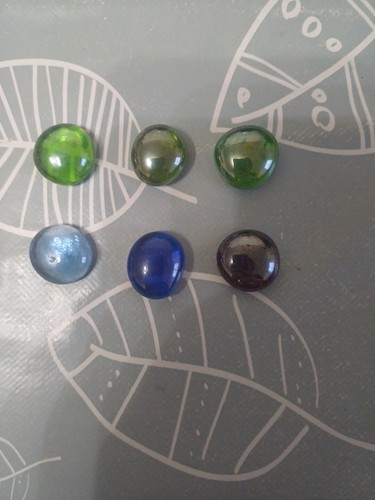 Lot billes plate verte - lot, plate,