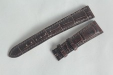 PATEK PHILIPPE Bracelet montre cuir marron 18 mm (72477)