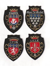 ECUSSONS BRODES MERESSE "DIVERS" "Set de 4" (8)