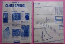 § cahier central MODES TRAVAUX 10/1991 patrons femme poupée Cécile ouvrages ...