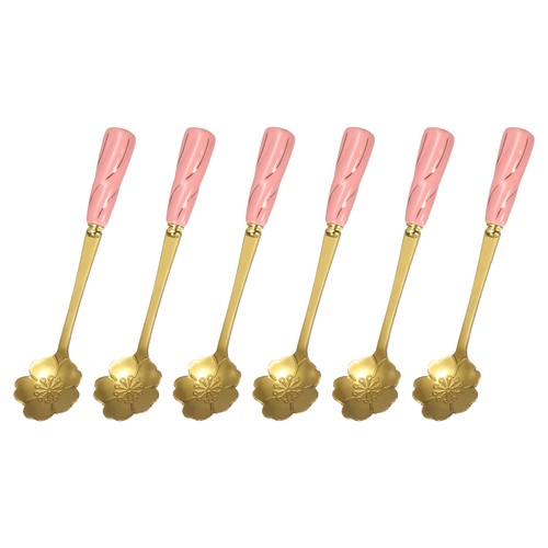 6pcs cuillères fleur en - cuillères, à