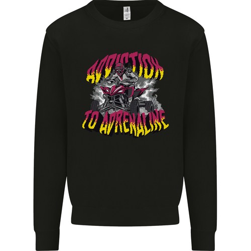 Sweat capuche quad biking - capuche,