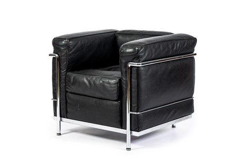 Authentic cassina lc2 - lc2, black