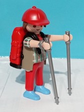 PLAYMOBIL FIGURINE RANDONNEUR CAMPEUR ALPINISTE MONTAGNARD SENTIER CHEMIN