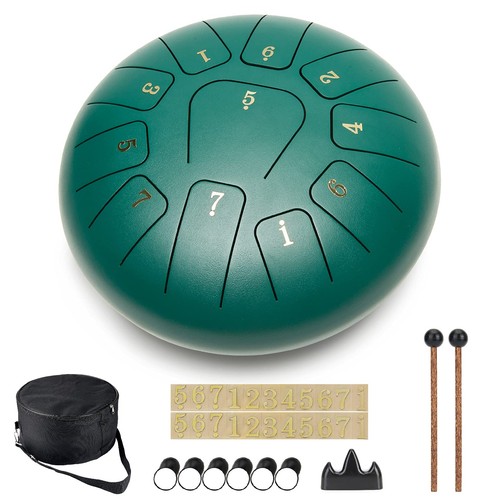 Steel tongue drum - notes, 10
