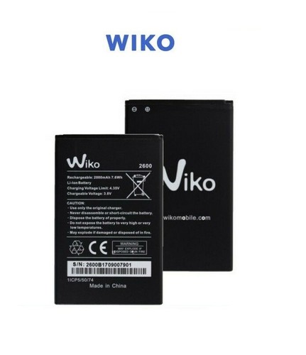 Batterie wiko 2600 - 2600, le