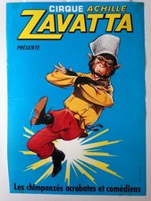AFFICHE CIRQUE ACHILLE ZAVATTA