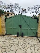 portail bois exterieur deux battants