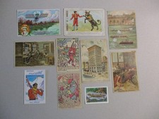 Lot de 10 chromos chocolat Marquisat, de l'Univers, Payraud, d'Annecy, Nestlé