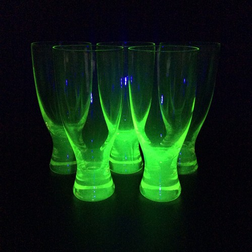 Série cinq verres - cinq, à