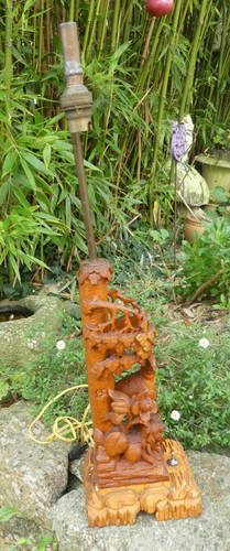 Chine indochine pied lampe - chine,