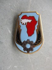 Rare insigne militaire Annexe du matériel d'outre mer A.M.O.M 1/670 Dakar Drago