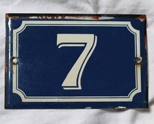 Plaque Tôle Numéro De Rue Maison Nº 7