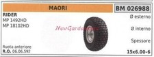 Roue MAORI Rider Tondeuse MP