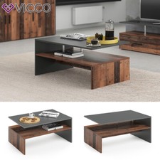 table basse Amato table de salon style ancien anthracite table VICCO