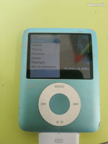 Ipod nano bleu turquoise - nano, 3g