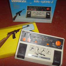 Ancienne console style Pong boite licence Magnavox fusil pistolet optique