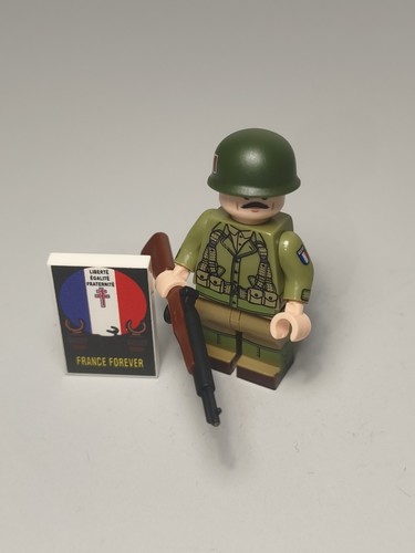 Ww2 french soldier minifigure - french,