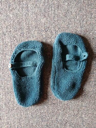 Chaussons chaussettes bleus