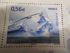 FRANCE 2009, timbre 4350, PROTECTION POLES, OISEAU ALBATROS, neuf** MNH STAMP