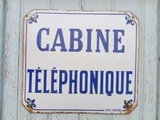 ANCIENNE PLAQUE EMAILLEE