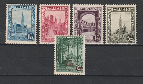 Belgique timbres lettres - -, par