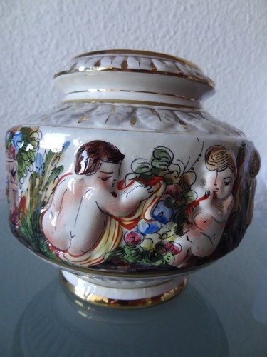 Ancien vase capodimonte - vase,