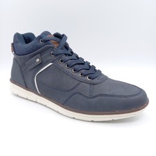Baskets Tennis Chaussures Sneakers Homme - Pointure 40 - Bleu Marine Montante