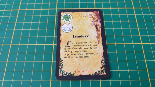 Carte sortilège lumière - carte,